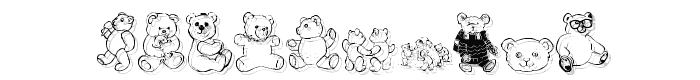 LCR Prestigious Teddies font